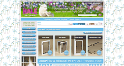 Desktop Screenshot of halepetdoor.com