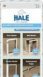 Mobile Screenshot of halepetdoor.com